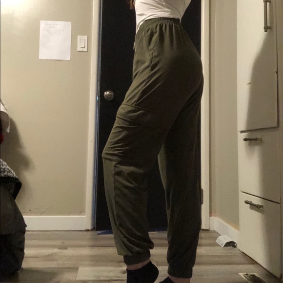 Army Green Joggers - Picture 3 of 3